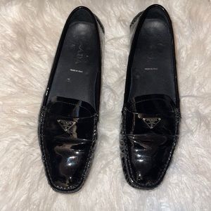 PRADA patent leather loafers